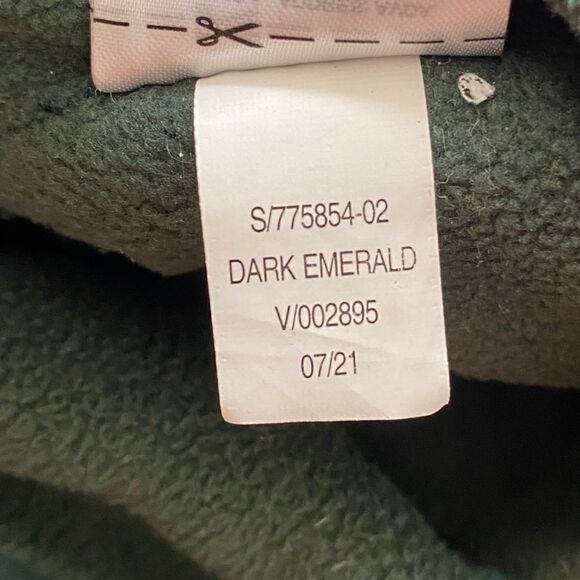 GapFit Reversible Recycled Half-Zip Windbreaker Pullover Green Women’s Large - Picture 6 of 7